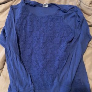 Royal blue tee